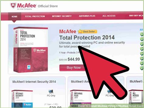 mcafee retail card installation